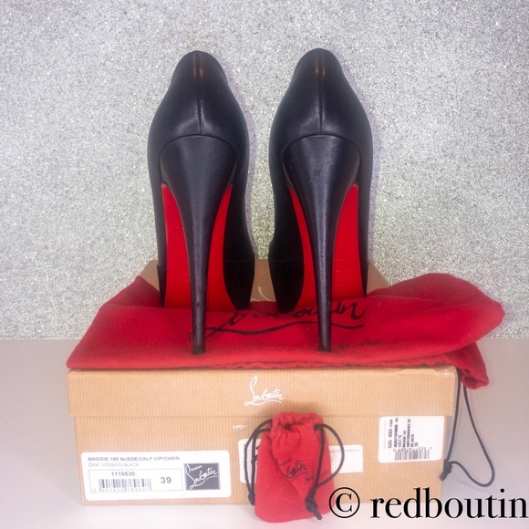 🎈 trading  patent leather and suede Maggie pumps - Picture 6 of 8